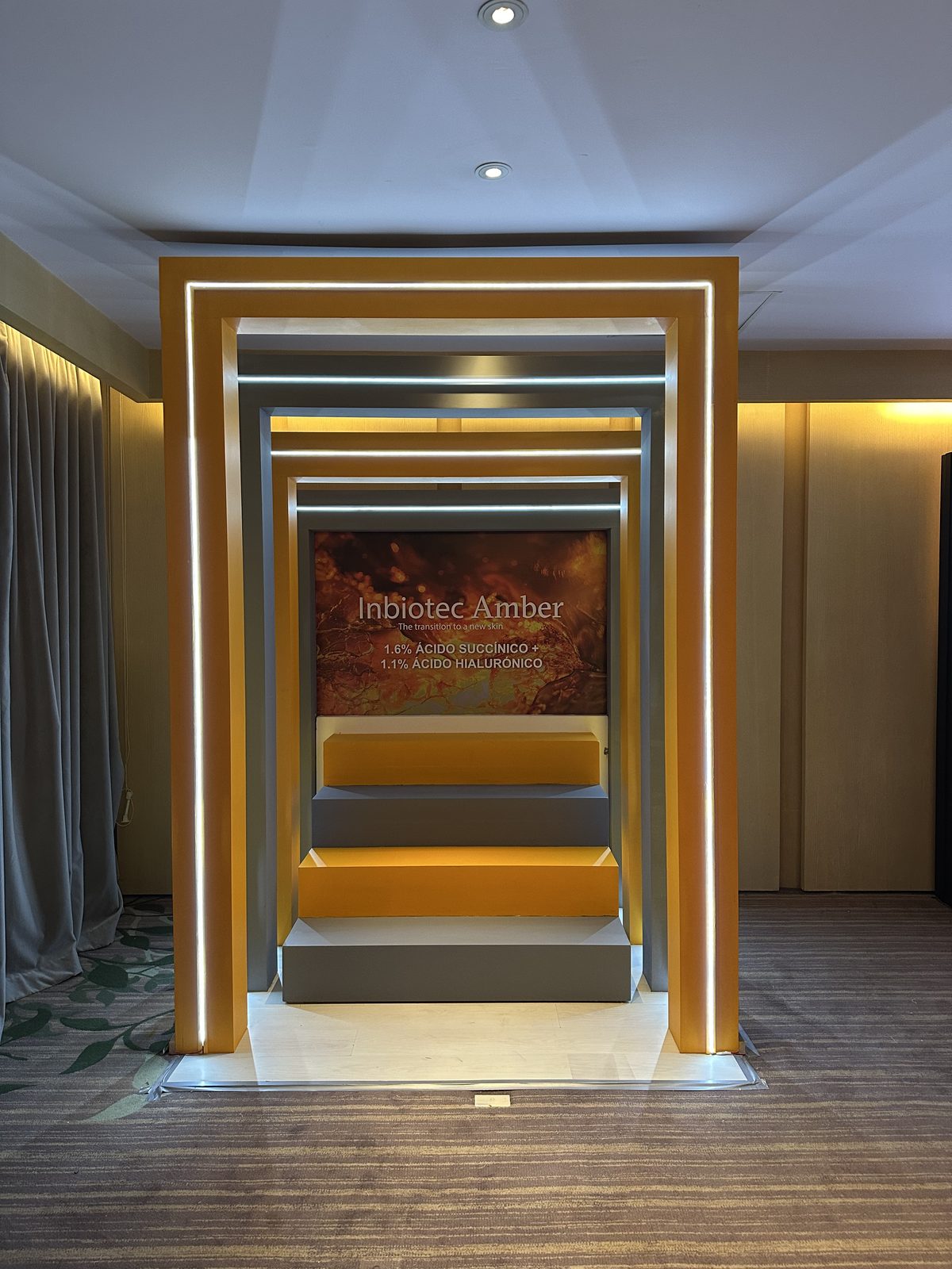 Inbiotec Amber — Display — lanzamiento de producto
